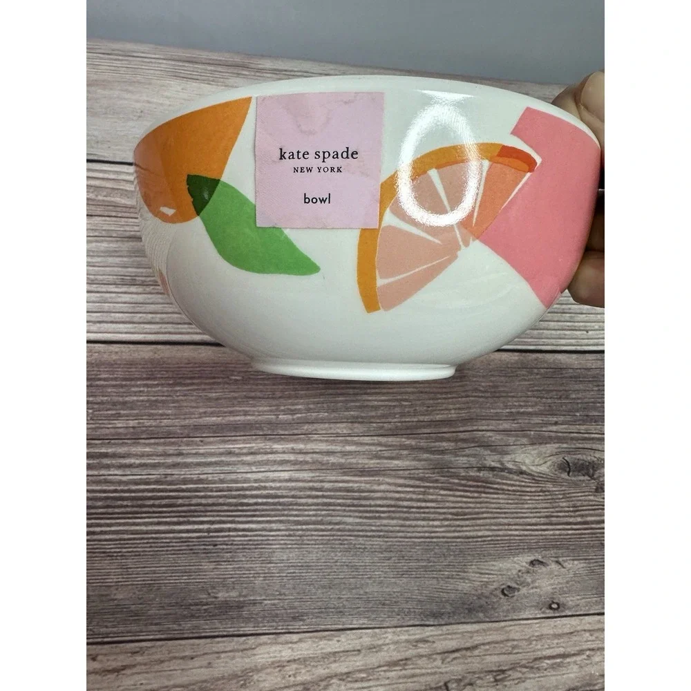 NWT Kate Spade Melamine Citrus Celebration Bowl 6